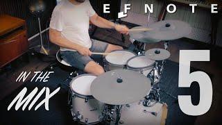 That's electronic drums ?! EFNOTE 5 groovy JAZZ e-drumming in the mix
