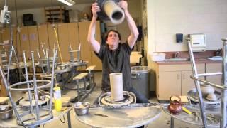 Using Two-Part Forms to Create Large Ceramics