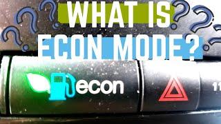 What is Econ mode and what does it do?