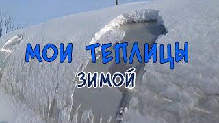 Мои теплицы зимой
