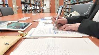 수업끝나고 법학도서관에서 같이 공부해요, study with me at the law library (real time) | 수린 suzlnne