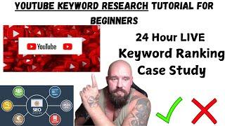 YouTube Keyword Research Tutorial For Beginners With a 24 Hour LIVE Keyword Ranking Case Study