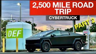 Tesla Cybertruck Road Trip 2,500 Miles!! Part 2