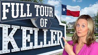 SEE What It's Like Living in KELLER TEXAS! Full Tour of this North Dallas Suburb