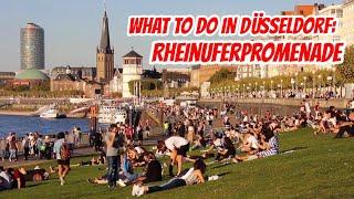 Top Sehenswürdigkeiten Düsseldorf: Rheinuferpromenade