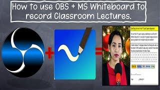 How to use OBS to Teach online.