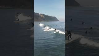 4 Surfers On the Same Wave! Beautiful California Surfing‍️