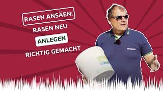 Rasen ansäen: Rasen neu anlegen & erneuern richtig gemacht! 