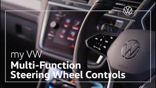 How to use the multi-function steering wheel controls - Volkswagen Easy To Understand