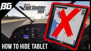 How To Hide The EFB Tablet in MSFS 2024