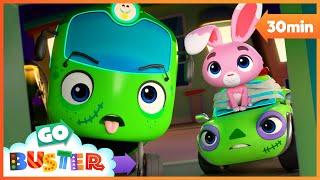 Buster & Scout’s Spooky Bunny Scare!  | Go Buster - Bus Cartoons & Kids Stories