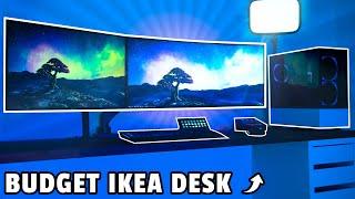 Building This EPIC Ikea Streaming / Gaming Desk Setup!