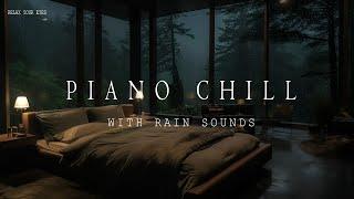 Soft Forest Rain and Piano Melodies ️ Improve Your Sleep with Serene Rain Sounds at the Window