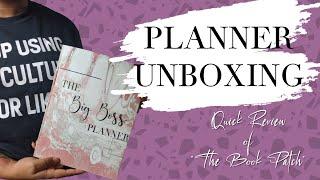 Planner Unboxing | Adobe Indesign | The Book Patch Review