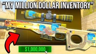 "this is my $1,000,000 CS2 inventory"