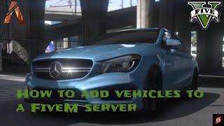 How to bring addon vehicles into a FiveM server (2021-22)