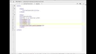 HTML5 Tutorial Part 1: Formatting and Text Tags