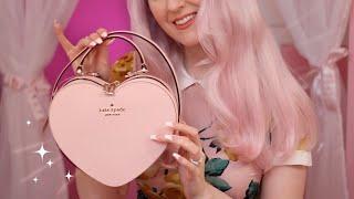 ASMR Tapping on the Cutest Handbag EVER??  (Whisper & Inaudible Whisper)