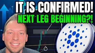 CARDANO ADA - IT IS CONFIRMED!!! NEXT LEG ABOUT TO BEGIN?!