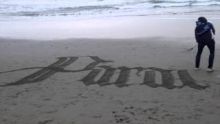 Paradise Beach Calligraphy