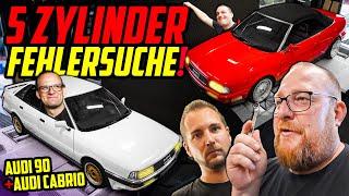 XXL LEISTUNGSSUCHE am 5 Zylinder! - Audi 90 & Audi Cabrio - Wir JAGEN die WERKSANGABE!