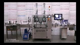 AHLI-150 Automatic Two Head Outserter Leaflet Pasting on Top Side of Bottles