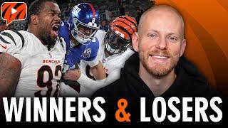 Bengals WINNERS & LOSERS After Win Over Giants on Sunday Night Football