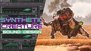 Creature Sound Design | How To Make A Synthetic Creature Sound Effect