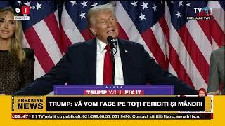 DISCURS TRUMP: TREBUIE SĂ SIGILĂM GRANIȚELE_Știri B1TV_6 nov. 2024