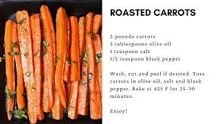 Roasted Carrots