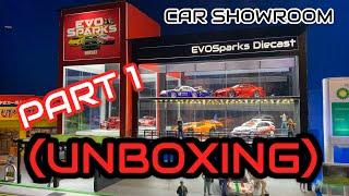 Unboxing 1/64 Car Showroom Diorama