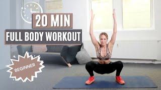 20 MIN FULL BODY WORKOUT // beginner level | Alexa Anton