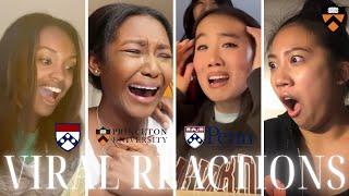 20 MINUTES of the FUNNIEST PRINCETON and UPENN Acceptance Reactions of ALL TIME - VIRAL