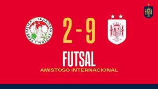 RESUMEN | FÚTBOL SALA | Tayikistán 2-9 España |  SEFUTBOL