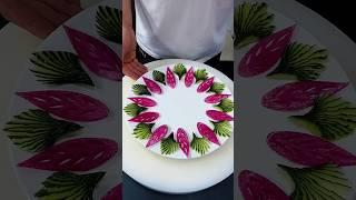 plate decoration #fast growth plan #trend life growth star #fruit and vegetable shape Carving design