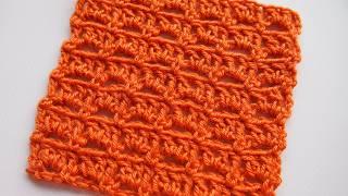 ПРОСТЫЕ УЗОРЫ для начинающих.Вязание крючком* Simple crochet patterns tutorial.For Beginner Урок 407