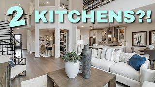 2 Kitchens?!  New Home Tour 2022: Model Home Tour w/ PREP KITCHEN