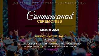 Class of 2021: Undergraduate and Graduate, 3 p.m. May 25, 2021