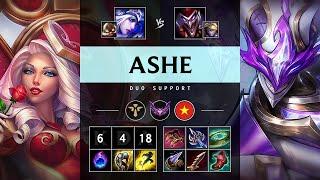 Ashe Support vs Shaco: Vision Controller - VN Master Patch 14.24