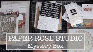 Paper Rose Studio Mystery Box Reveal - Run don't Walk, these are still available on their website!