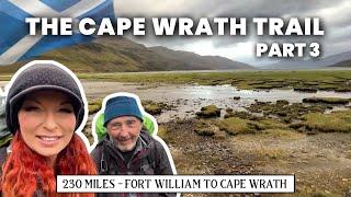 Long distance hiking Scotland | CAPE WRATH TRAIL | Wild camp in thunderstorm!! ️