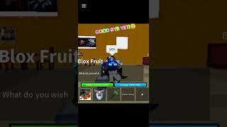 I ate kitsune #roblox #bloxfurit #bloxfruits #sad