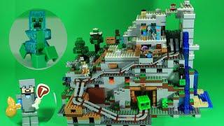 LEGO Minecraft The Mountain Cave | Set Review & Speed Build