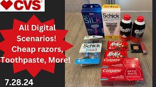 CVS Weekly Deals 7/28/24 All Digital Deal Breakdown #cvsdeals