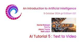 AI TUTORIAL 5 - Text to Video