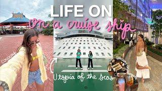 LIFE ON UTOPIA OF THE SEAS ️ work duties, new hobbies, specialty dining, current gym routine