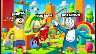 DORAEMON And NOBITA And Iron Man Did Hide & Seek In HFF !!! 