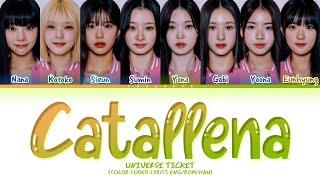 [Universe Ticket] VISUAL UNIT Catallena (by ORANGE CARAMEL) Lyrics (Color Coded Lyrics)