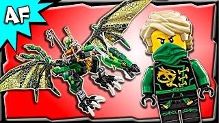 Lego Ninjago Lloyd's Green NRG DRAGON 70593 Animation & Stop Motion Build Review