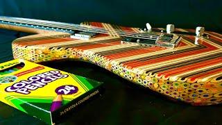 Building a Guitar Out of 1200 Colored Pencils 5.0